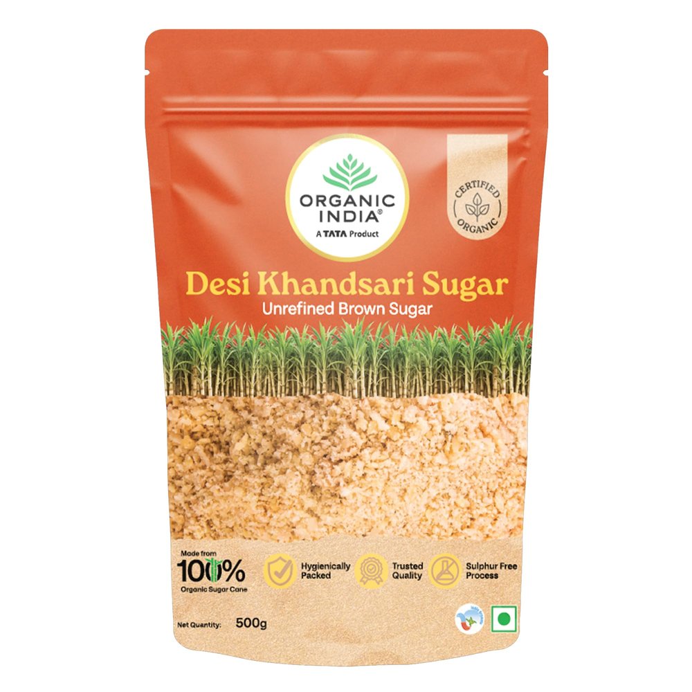Desi Khandsari Sugar (Unrefined Brown Sugar) 500 g