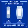 Care Science Clear Waterproof Strong Bandages, Asst Sizes, 60ct (24 Pack) view 3
