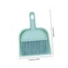 KICHOUSE 1set Mini Broom and Dustpan Classroom and Car Cleaning Compact Dust Pan Handle for Bed Hair and Dust Removal Portable and Efficient Desktop Broom Set view 2