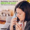 Z!NGHA Natural Aromatherapy Nasal Inhaler Stick for Sinus Relief, Focus & Stress Relief | Portable Dual-Hole Essential Oil Blend (4PK, Spearmint) view 4
