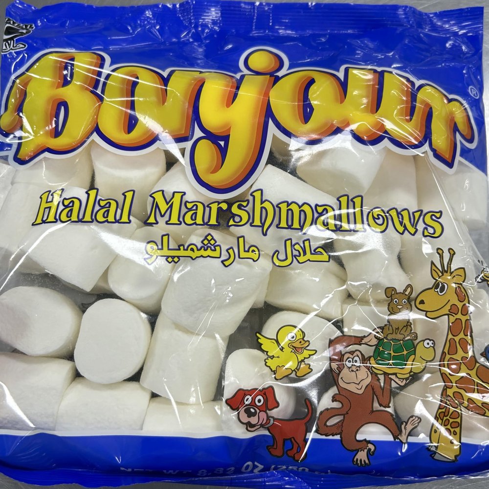 Bonjour Halal Marshmallows 8.82oz (250g) - Pack of 3