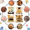 100 PCS Clear Cellophane Ziplock Bags(4x4), Graduation Candy Goodie Goody Treat Cookie Small Gifts Bags Pouch Package Graduation Party Favors Supplies Wrap Congrats Grad Decorations Class of 2025 view 4