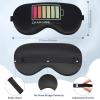 2 Pcs Sleep Mask for Kids Boys, Silk Eye Covers for Sleeping, Adjustable Strap & Light Blocking Design, Adult Children's Bedtime Blindfold for Travel and Home Use with Gift Box view 2