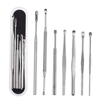 FOYTOKI Stainless Steel Ear Earwax Removal Double-Ended Ear Scoop for Ear Cleaning