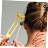 BIUDECO Clinical Ear Fork Tuning Fork Aluminum Nerve Testing Ear Cleaning Tool Portable Health Care view 4