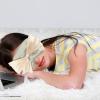 LIFKOME Cute Bow Sleep Mask for Women Gentle Pressure Decorative Eye Mask for Girls Comfortable Sleepover Party Supplies view 3