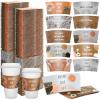 Dingion 200 Pack Coffee Cup Sleeves Disposable for Cold Drinks for 12 16oz view 1