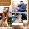 Dingion 200 Pack Coffee Cup Sleeves Disposable for Cold Drinks for 12 16oz view 3