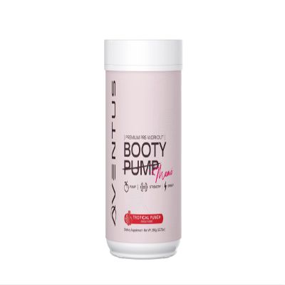 Aventus Booty Pump Pre-Workout Powder | Pump, Strength and Energy with Collagen, Creatine, Caffeine and More, 30 Servings (30 Servings, Tropical Punch)