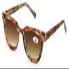 V.W.E. Women Reading Sunglasses - Gradient Tinted Reader - Marble Print Optical Frame UV Protection Glasses (Orange, 2.75, x) view 1