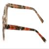 V.W.E. Women Reading Sunglasses - Gradient Tinted Reader - Marble Print Optical Frame UV Protection Glasses (Orange, 2.75, x) view 2