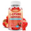 GrnLife L-Lysine 1000mg Gummies, Chewable Lysine Supplement for Adults & Kids, Essential Amino Acid Supplement for Immune Support, Collagen Formation Support, Strawberry, 60 Count view 1
