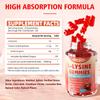 2 Pack L-Lysine 1000mg Gummies, Chewable Lysine Supplement for Adults & Kids, Essential Amino Acid Supplement for Immune Support, Collagen Formation Support, Strawberry, 120 Count view 2