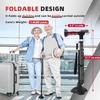 BigAlex Folding Walking Cane with Two Led Lights for Elderly Solid Base Adjustable Walking Stick with Carrying Bag for Men Women view 4
