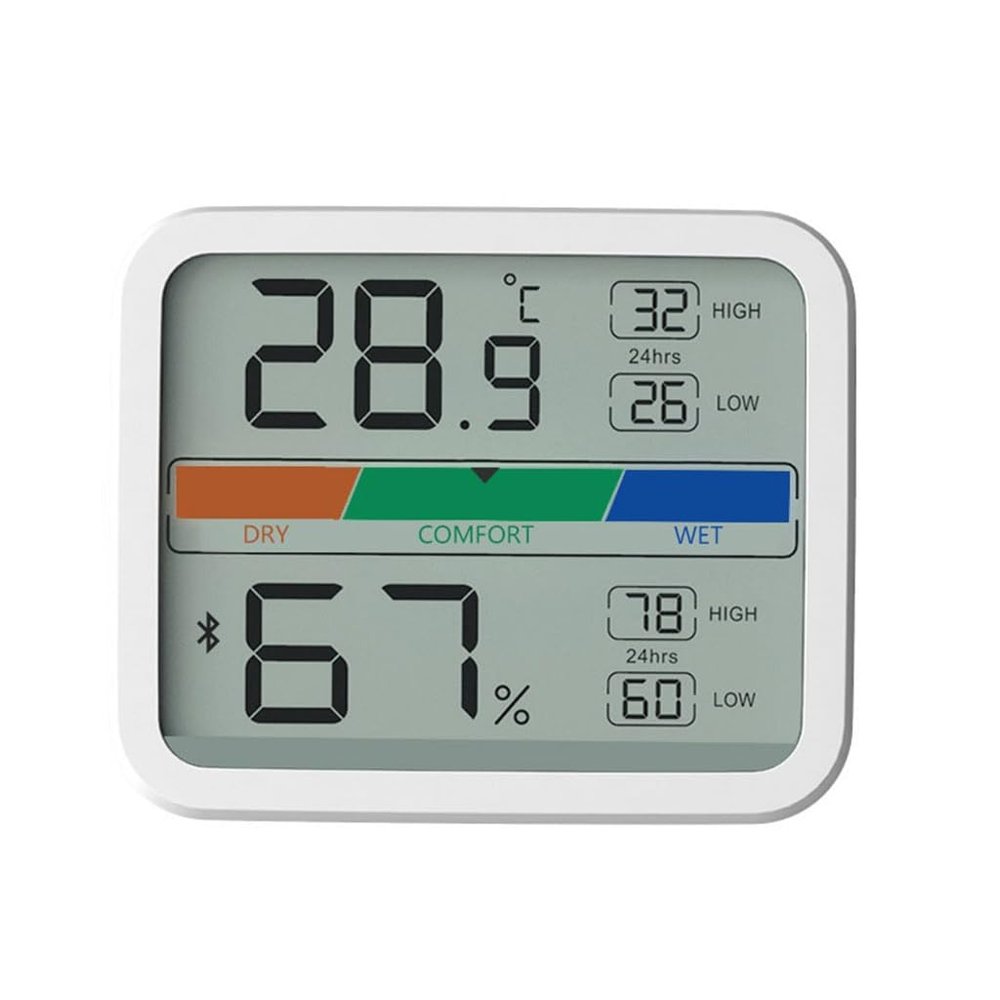 AFPSDLFJDLS Digital Temperature and Humidity Meter Indoor Household Temperature and Humidity Meter