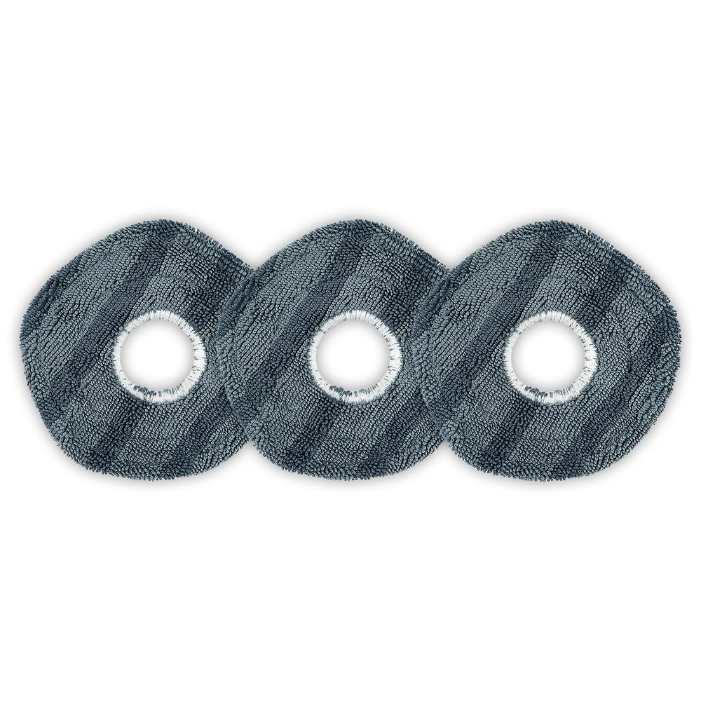 FILTERIST (3 Pack) X10 Pro Omni Replacement Mop Pads Compatible with Eufy X10 Pro Omni Robot Vacuum Cleaner, Washable Replacement Mop Cloths, Mop Pad Accessories Kit, Premium Microfiber