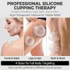 15 Pcs Cupping Therapy Set 4 Sizes Clear Silicone Cupping Massage Cups Kit,Professional Therapy Household and Studio for Cellulite Reduction/Body Myofascial/Muscle Nerve Joint Pain view 4