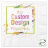100 Count Custom Dinner Napkins - Personalized Recycled Paper Content Napkins - Eco-friendly & Full-Color Digital Printed - Weddings, Events & Celebrations - Coin Edge Embossed, 8"x 8" view 2