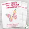 100 Count Custom Dinner Napkins - Personalized Recycled Paper Content Napkins - Eco-friendly & Full-Color Digital Printed - Events & Celebrations - Coin Edge Embossed Full Coverage, 8"x 8" view 4