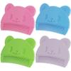Baby Cap Brush 4Pcs Curved Baby Comb with Soft Bristles Fine Teeth Comb Baby Hair Brush for Baby Dandruff and Lice Baby Care Essential Gifts Cap Brush for Babies Baby Hair Brush view 1