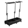 GOCHUSX Commercial Mop Rack, Broom Holder Organizer, Mop Stand Holder With 360 Universal Wheels, Freestanding Broom Closet Cabinet For Commercial Kitchen Restaurant(120x40x134cm) view 1