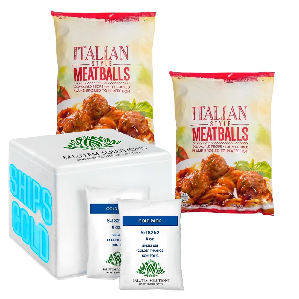 Salutem Vita - Italian-Style Meatballs, 5 lbs. - Pack of 2