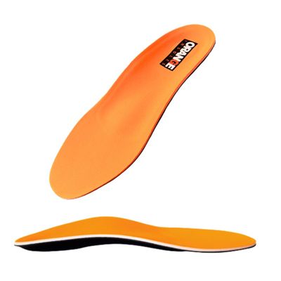 Orange Sport Performance Insoles for Running, Training & Athletic Shoes Arch Support Inserts with Energy Return Foam & Stability for Men & Women (Sport F - M9-9.5, W10.5-11 US)