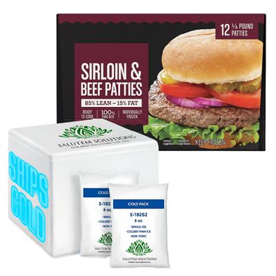Salutem Vita - Sirloin and Beef Patties, 12 pk./5.3 oz.