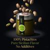 Alma Gourmet 100% Pistachio Butter Pure Pistachio Paste, Unsweetened Pistachio Cream Spread, Single Ingredient Nut Butter, Perfect for Baking, Ice Cream & Dubai Chocolate Recipes, Imported from Sicily Italy, 6.7 oz (190g) view 3