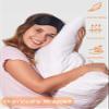 6 Pack Blindfold Eye Mask Cover Sleep Mask for Party Games Travel Sleep Team Build Party Supply with Adjustable Strap for Women Men Kids, Orange view 3