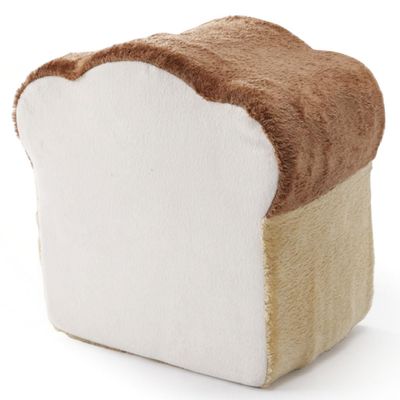 PaletteLife Fresh Bread Shape Cushion, 4 Slices, Memory Foam, Stool