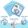 100PCS Baby Elephant Paper Napkins, 2 Ply Cute Blue Elephant Checkered Disposable Decorative Napkins, 13 x 13 Inch Luncheon Napkins for Guest, Family Gatherings, Xmas, Baby Shower Gender Reveal Party view 3