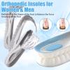 Soft Elastic Breathable Shoe Insoles, Sports Shoe Insoles, Orthopedic Insoles for Men Women, Shoe Inserts for Women (2Pcs-A,10.5-11) view 2
