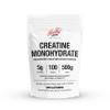 HEARTHY FOODS Creatine Monohydrate Micronized Powder 500G - 100 Servings, 5000mg Per Serving (5g) - for Men & Women Muscle Growth & Recovery - UNFLAVORED view 1