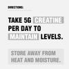 HEARTHY FOODS Creatine Monohydrate Micronized Powder 500G - 100 Servings, 5000mg Per Serving (5g) - for Men & Women Muscle Growth & Recovery - UNFLAVORED view 4