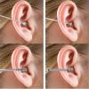 Ear Wax Removal Ear Pick 3 Sets Ear Cleaning Kit Stainless Steel Ear Spoon Digger Tweezers with Bag for Ear Health Care view 3