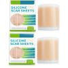 2PCS-Silicone Scar Sheets (1.6 x 60 Roll-1.5M), Silicone Scar Tape Roll, Scar Silicone Strips, Reusable, Professional Scar Removal Sheets for C-Section, Surgery, Burn, Keloid, Acne et view 1