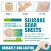 2PCS-Silicone Scar Sheets (1.6 x 60 Roll-1.5M), Silicone Scar Tape Roll, Scar Silicone Strips, Reusable, Professional Scar Removal Sheets for C-Section, Surgery, Burn, Keloid, Acne et view 4