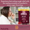 Sugar Free Black Cherry - Relief Cough Drops, Sugar Free Cough Drops, Economy Pack 70 Drops (1 Pack), Set with Basket Goods Store Polybag view 3