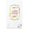 100 Count Custom Guest Towel/Dinner Napkins - Personalized Recycled Paper Content Napkins - Eco-friendly & Full-Color Digital Printed - Events & Celebrations - Coin Edge Embossed, 8"x 4.5" view 2