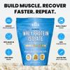 B.rad Grass Fed Whey Protein Isolate Powder - Organic Protein Powder with All-Natural Ingredients - Gluten Free Pre-Workout Powder for Men and Women - 2 Pounds - 100% USA Sourced - Vanilla Bean view 4
