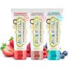 Jack N' Jill Natural Toddler Toothpaste - Fluoride Free Training Toothpaste for Toddlers 1-3, 40% Xylitol, BPA Free - 1.76 oz (Variety Pack of 3) view 1