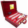 Xscxliny 24 Cups Vacuum Cupping Set Type C Chinese Traditional Therapy Cupping Device with Luxury Red Leather Carrying Box,A view 1