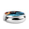 Ice and Fire Dragons Pill Box 3 Compartment Round Portable Pill Case for Pocket or Purse Pill Holder Weekly Pill Organizer Decorative Metal Medicine Vitamin Organizer Travel Gift view 4
