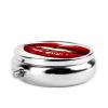 Cute Graphic Red Lips Pill Box 3 Compartment Round Portable Pill Case for Pocket or Purse Pill Holder Weekly Pill Organizer Decorative Metal Medicine Vitamin Organizer Travel Gift view 4