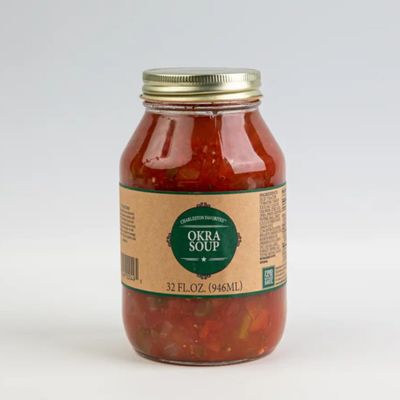 Charleston Favorites Okra Soup, 32 fl oz, Traditional Southern Style
