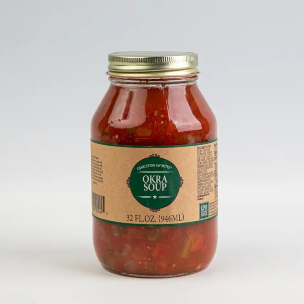 Charleston Favorites Okra Soup, 32 fl oz, Traditional Southern Style