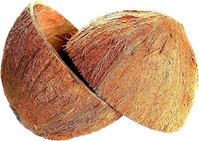 Ceylon Essence Natural Coconut Shell Halves, 2 Pack