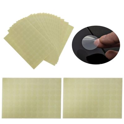 1000PCS Clear Round Stickers 15mm -50mm Circle Seal Sticker Self Adhesive Label Wafer Envelope Seal DIY Craft Supplies Transparent for Envelope Cosmetic Box Gift Bag (Transparent,25mm)