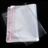 11" x 18" (100 Count) Clear Cellophane Bags - Self Sealing Cello Plastic Poly Bags- for Clothing, T-Shirts, Pants view 3